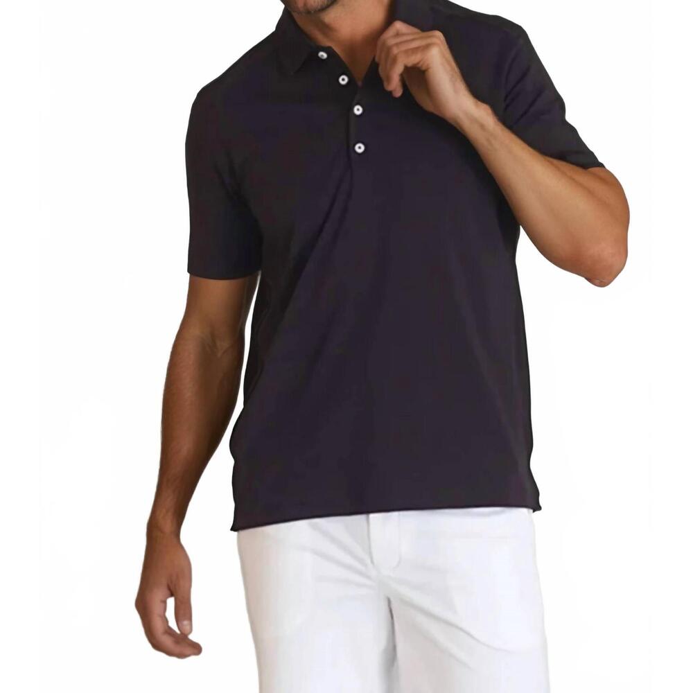 NEW BUKI coolest polo tech shirt in black